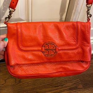 Authentic Tory Burch large clutch/purse